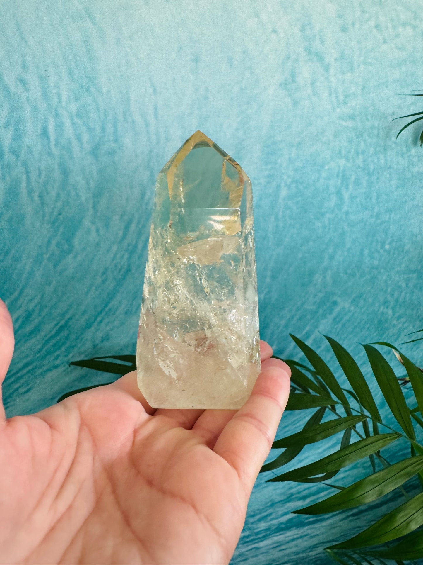 Lemon Quartz Tower 204 g  Brazil Gorgeous - Moon Room Shop and Wellness