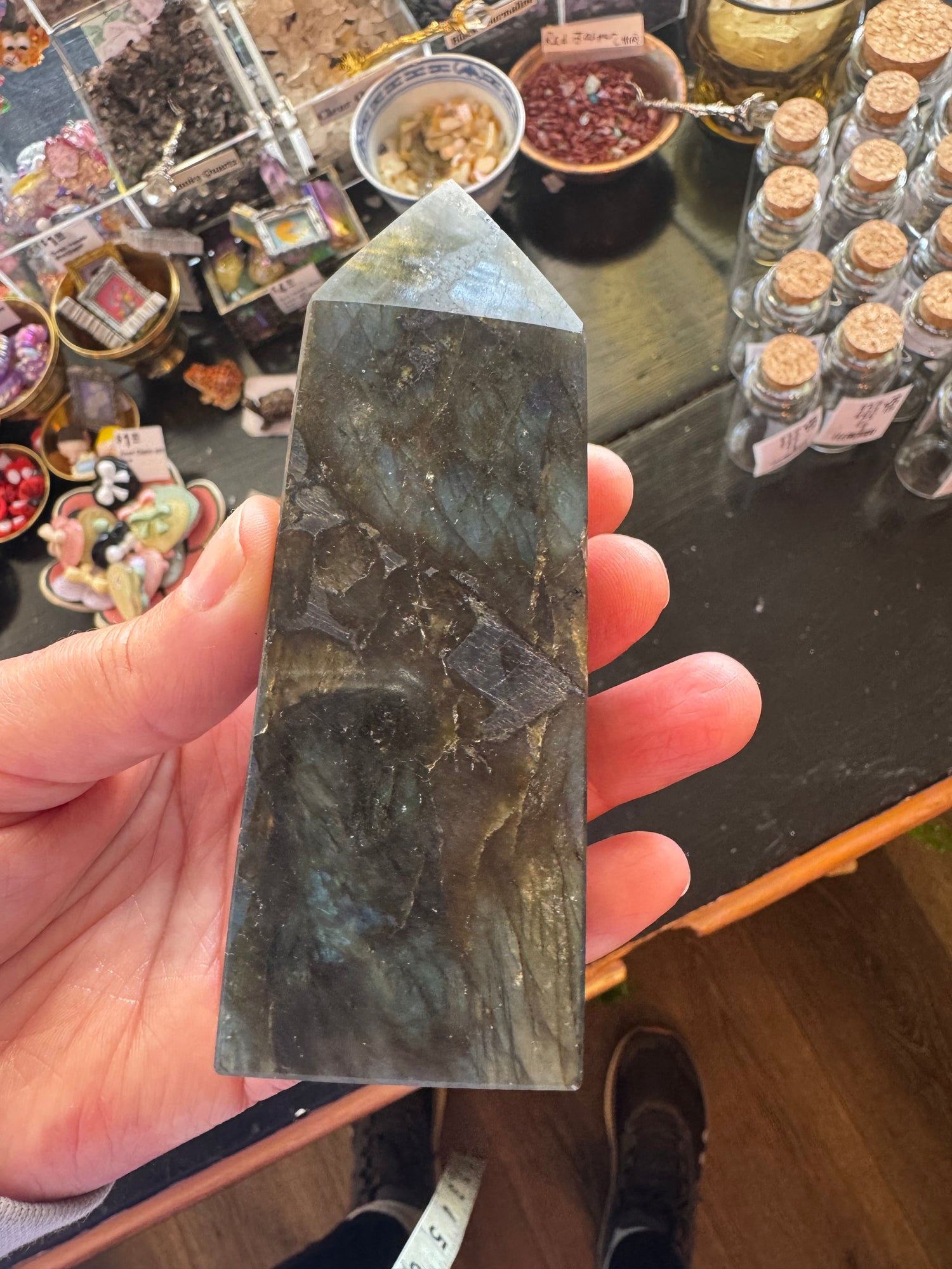 Labradorite Tower 221 g Madagasccar - Moon Room Shop and Wellness