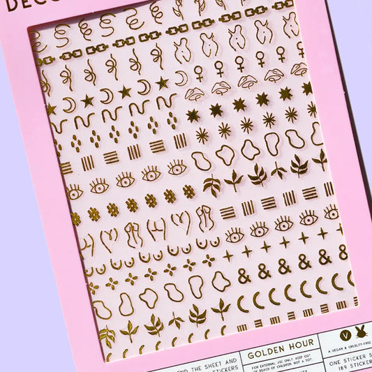 Golden Hour Nail Art Sticker - Moon Room Shop and Wellness