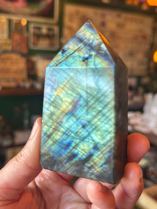 Labradorite Tower 223 g Madagasccar - Moon Room Shop and Wellness