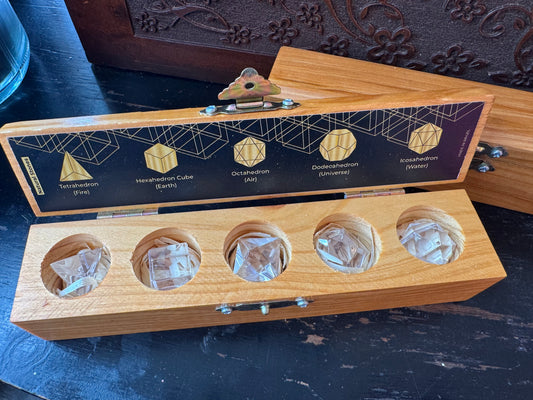 Geometric Shaped Quartz  Gift Case - Moon Room Shop and Wellness