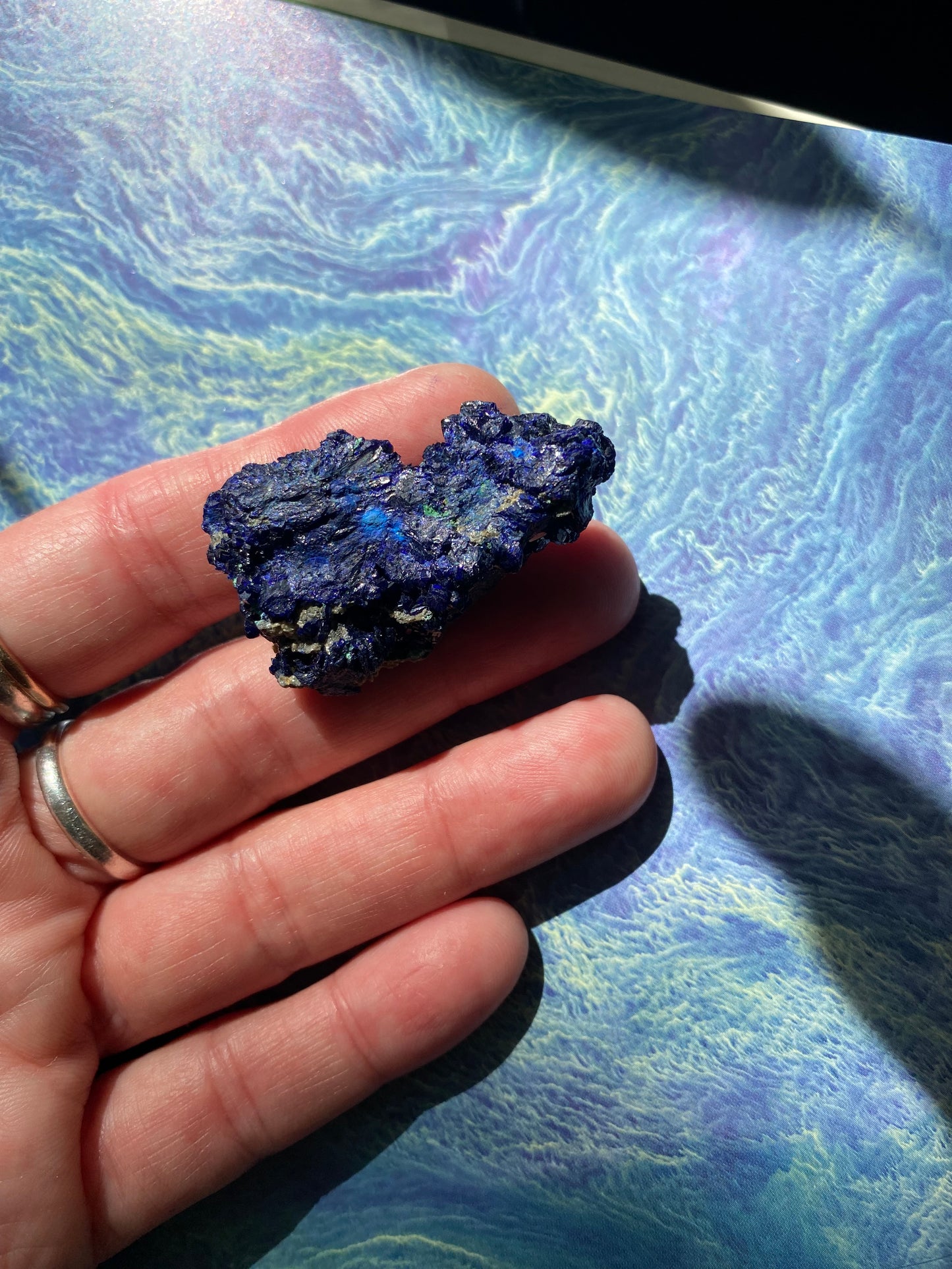 Raw Azurite Specimen - Namibia- 17 g - Moon Room Shop and Wellness