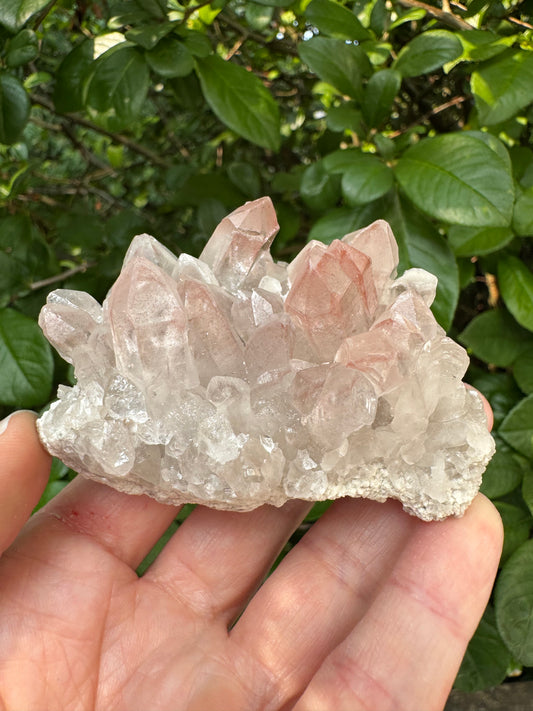 Rare Pink Lithium Quartz Cluster 148 g - Brazil- Peaceful Beauty!