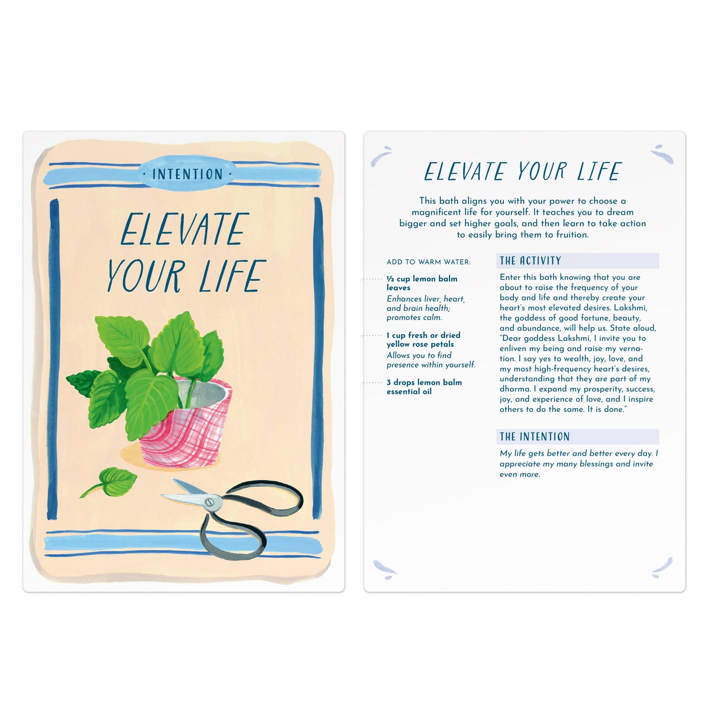 Blissful Baths: 40 Rituals for Self-Care Card Deck - Moon Room Shop and Wellness