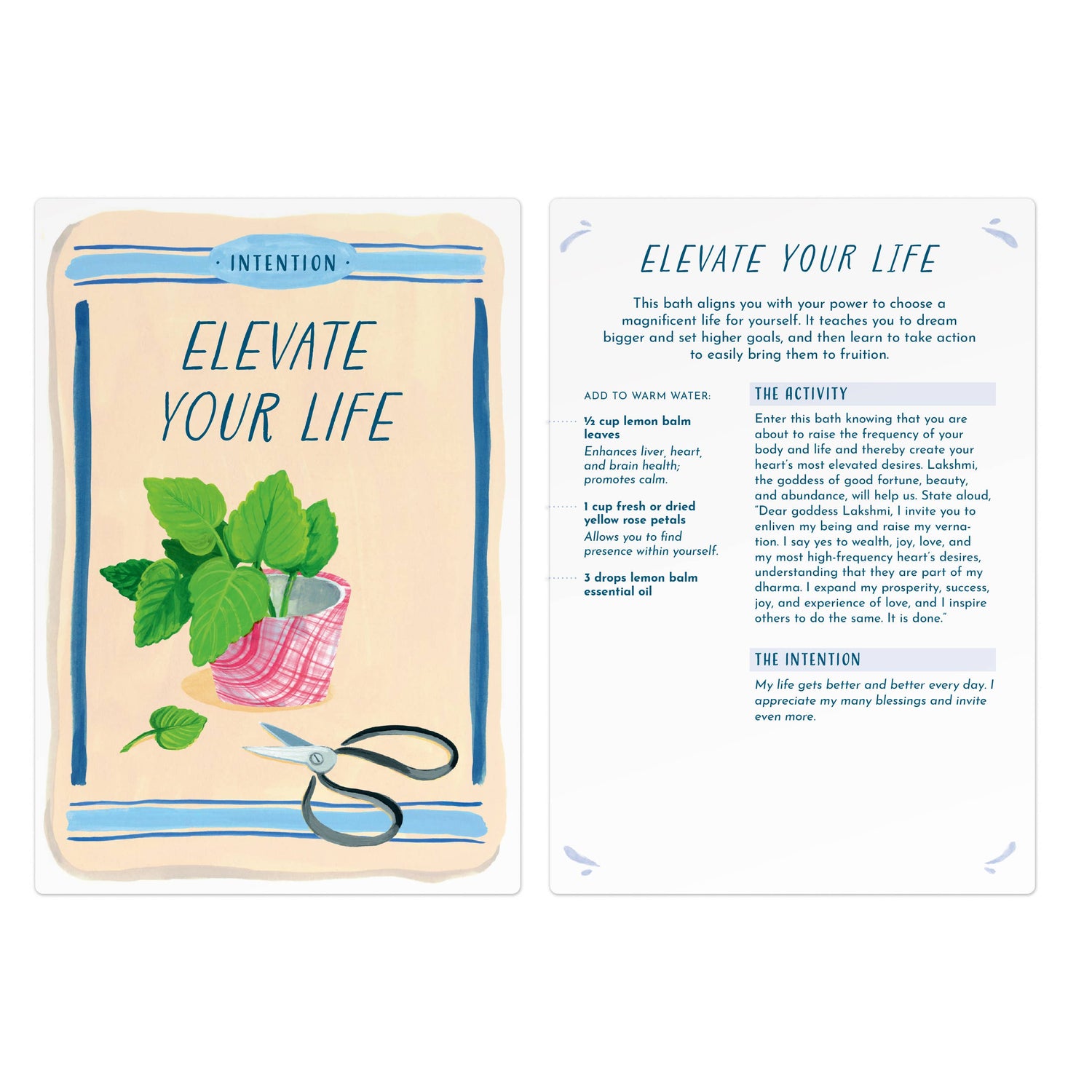 Blissful Baths: 40 Rituals for Self-Care Card Deck - Moon Room Shop and Wellness