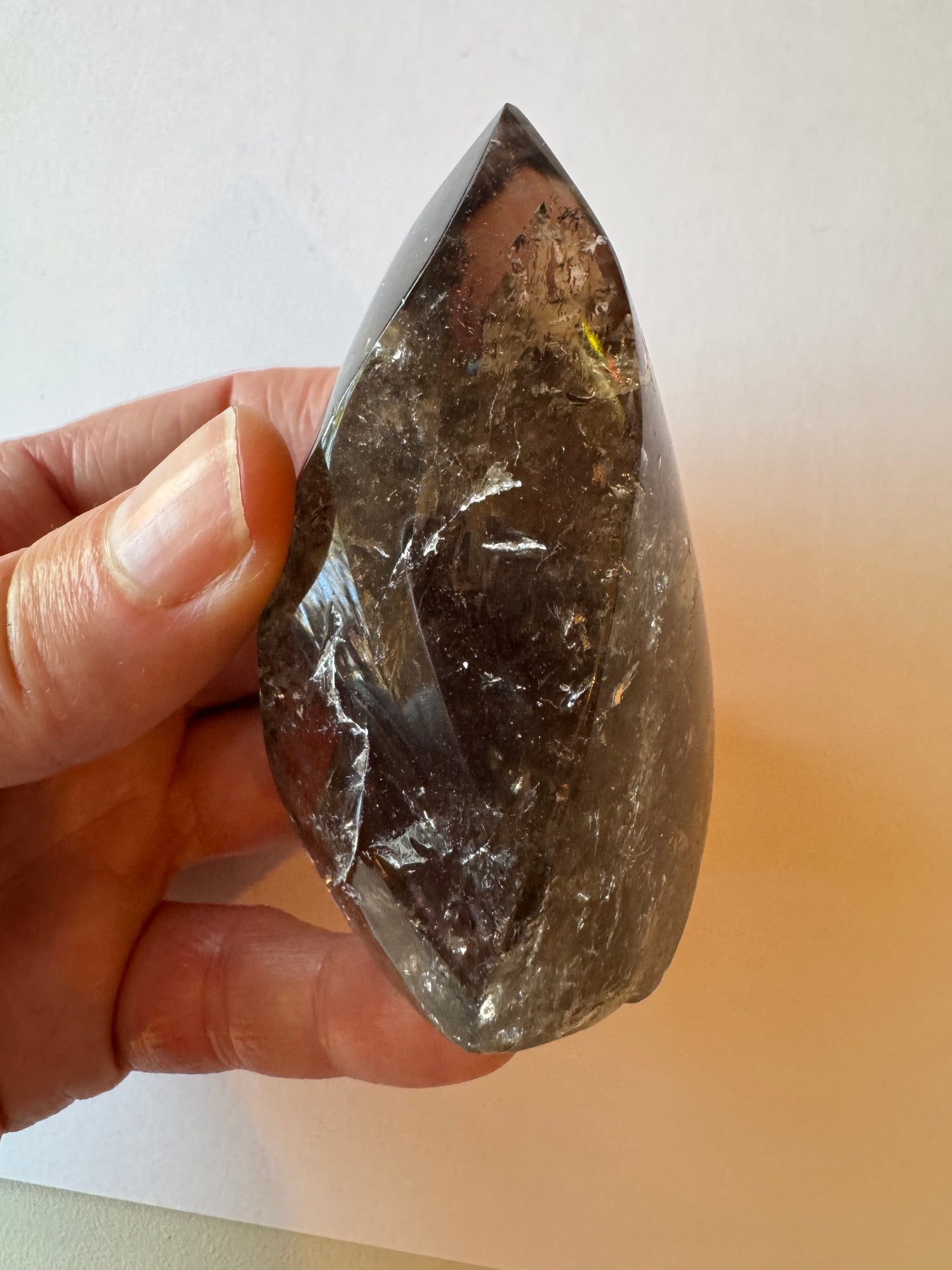 Smoky Quartz Flame 155 g Brazil - Moon Room Shop and Wellness