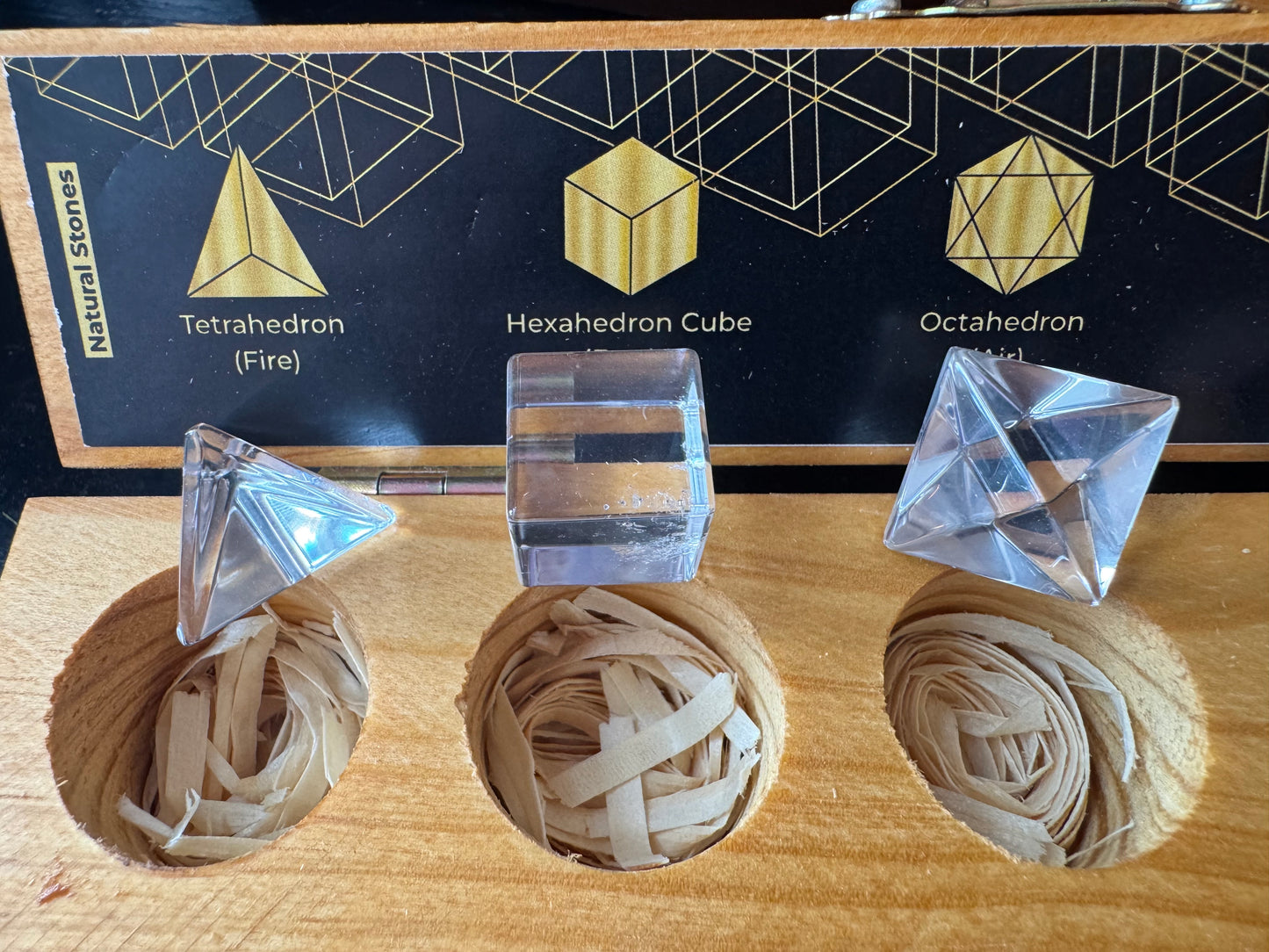 Geometric Shaped Quartz  Gift Case - Moon Room Shop and Wellness