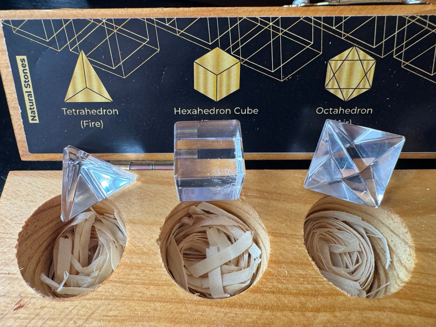 Geometric Shaped Quartz  Gift Case - Moon Room Shop and Wellness