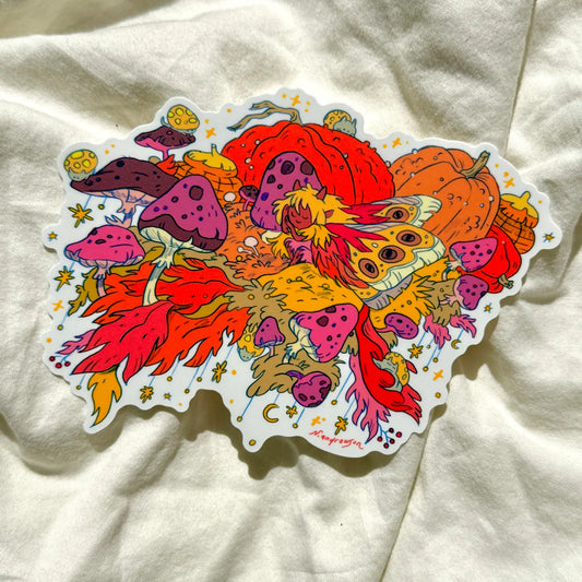 Fall Fairy Sticker- Large - Moon Room Shop and Wellness