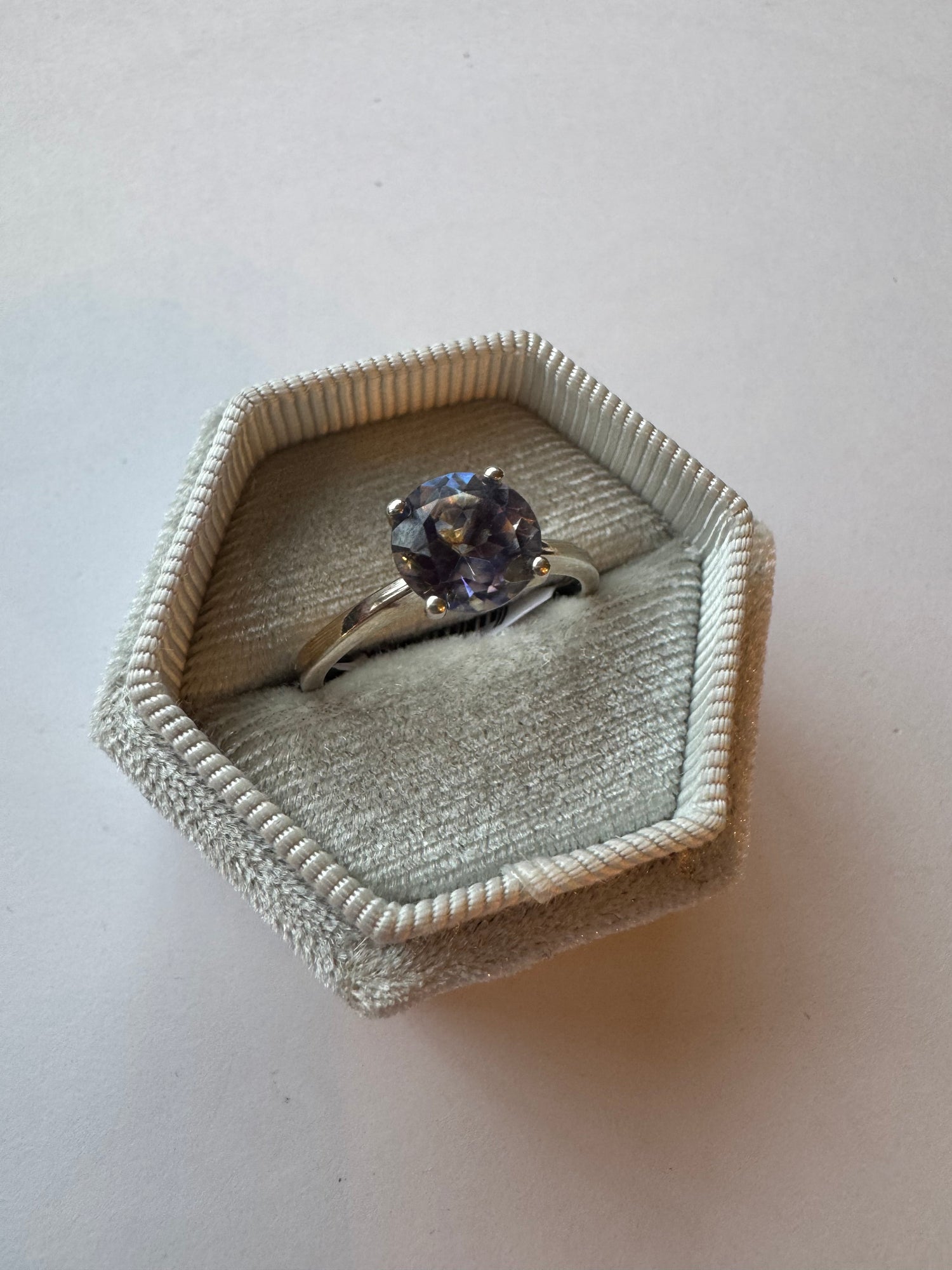 Mystic Topaz Sterling SIlver Ring Size 9 - Moon Room Shop and Wellness