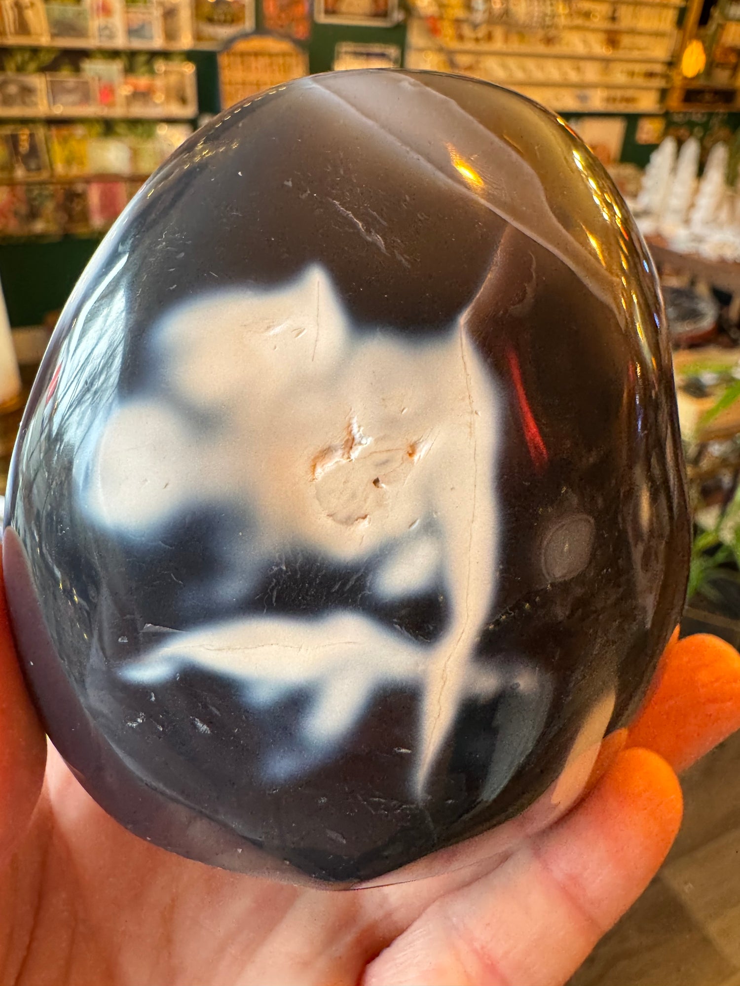 Orca Agate Freeform  1.73 lb - Moon Room Shop and Wellness