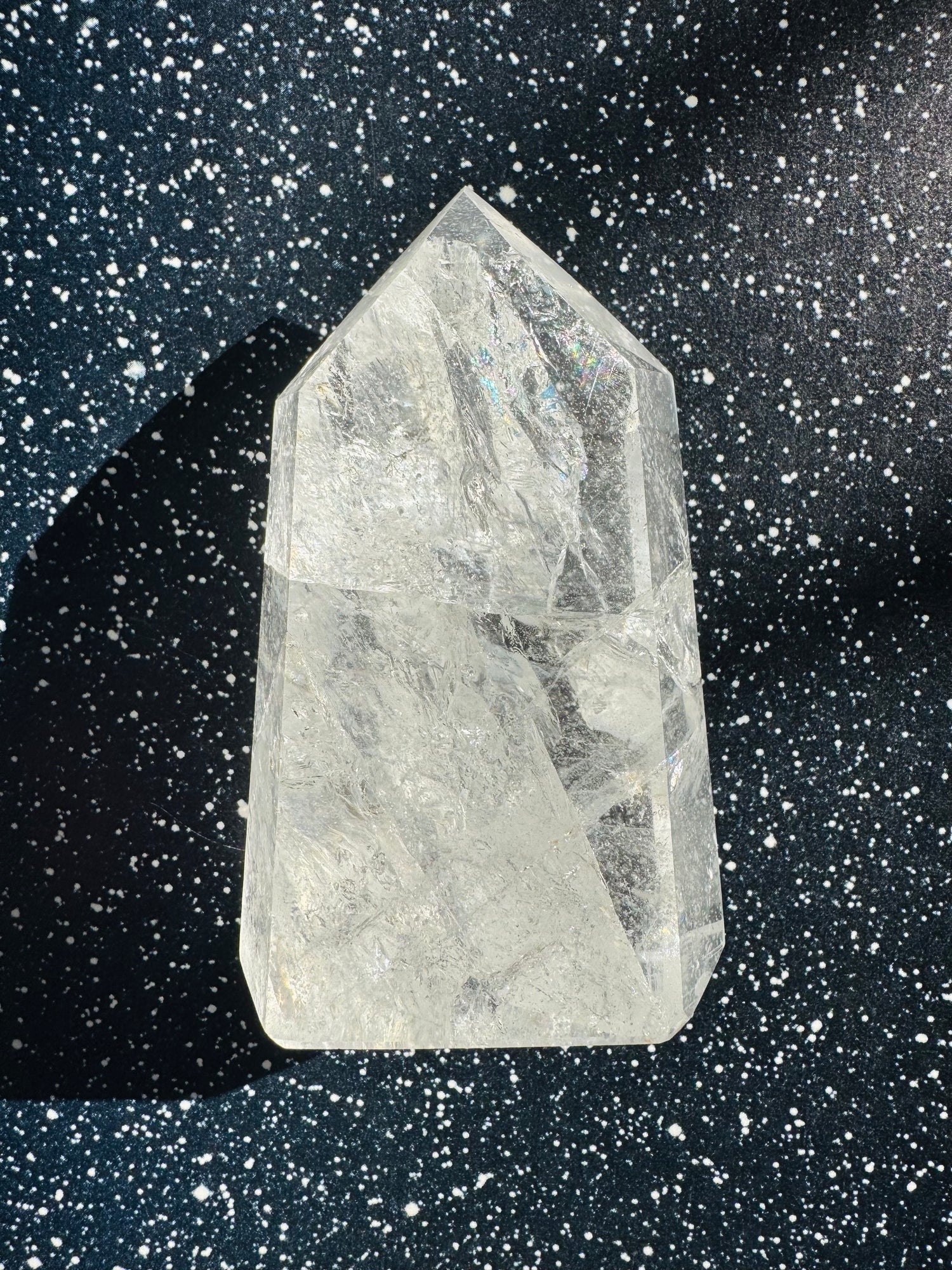 Clear Quartz Tower 440 g Brazil Beauty - Moon Room Shop and Wellness