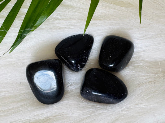 Blue Goldstone Tumbled - Moon Room Shop and Wellness