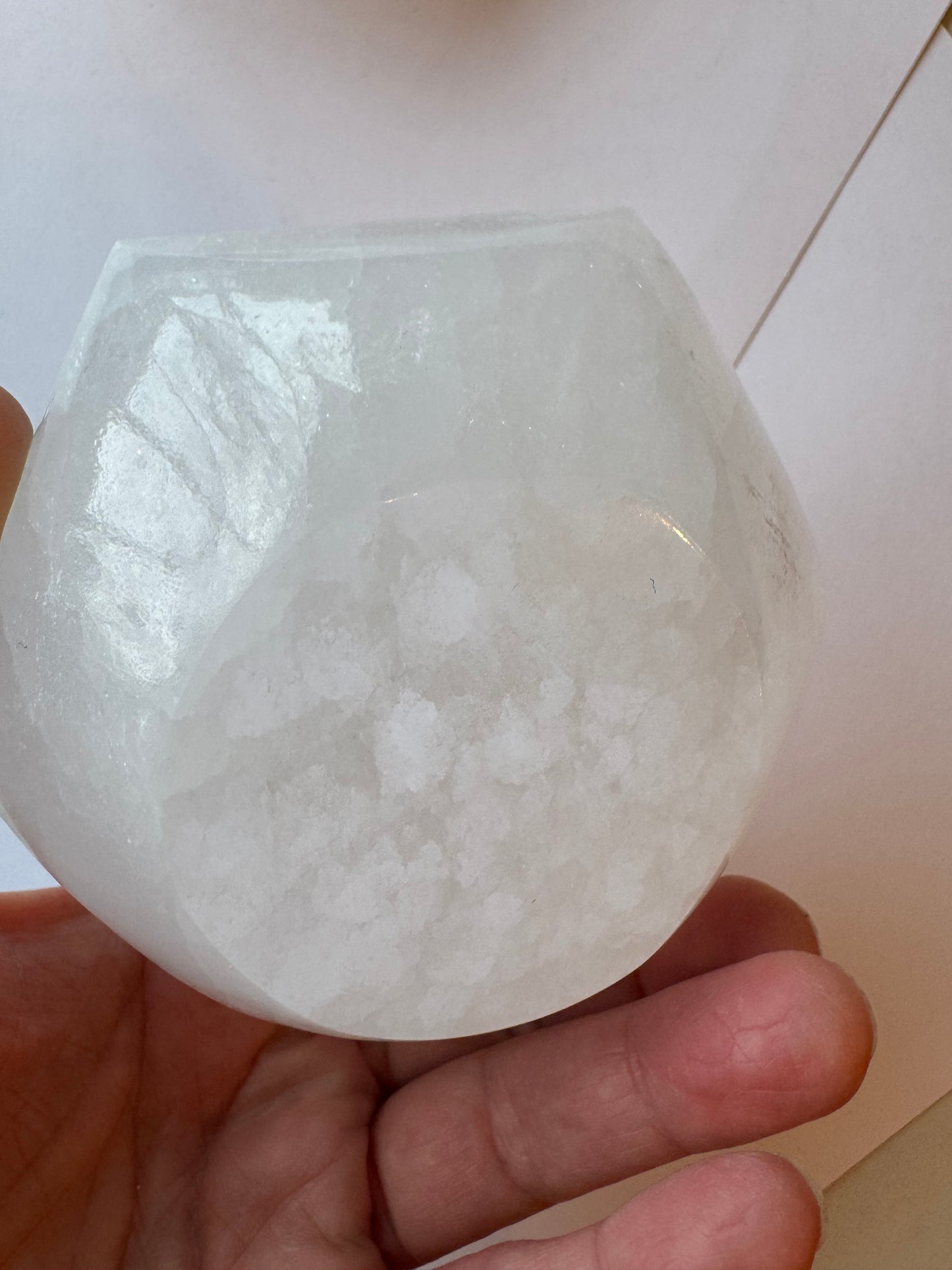 Selenite (satin spar) Hexagon Bowl - Moon Room Shop and Wellness