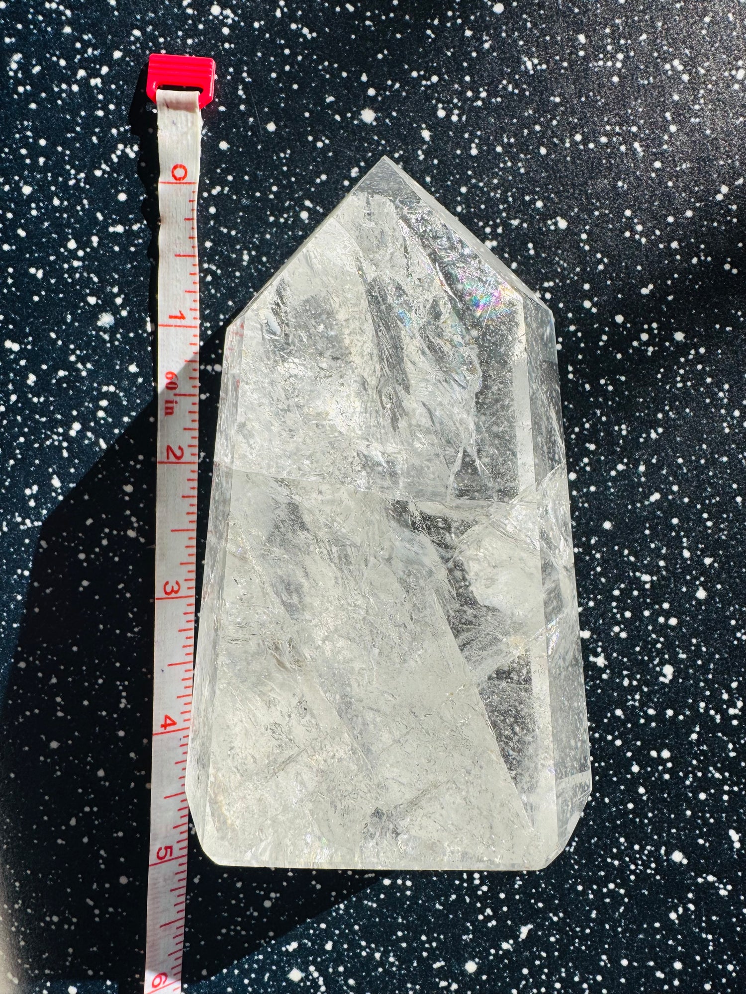 Clear Quartz Tower 440 g Brazil Beauty - Moon Room Shop and Wellness