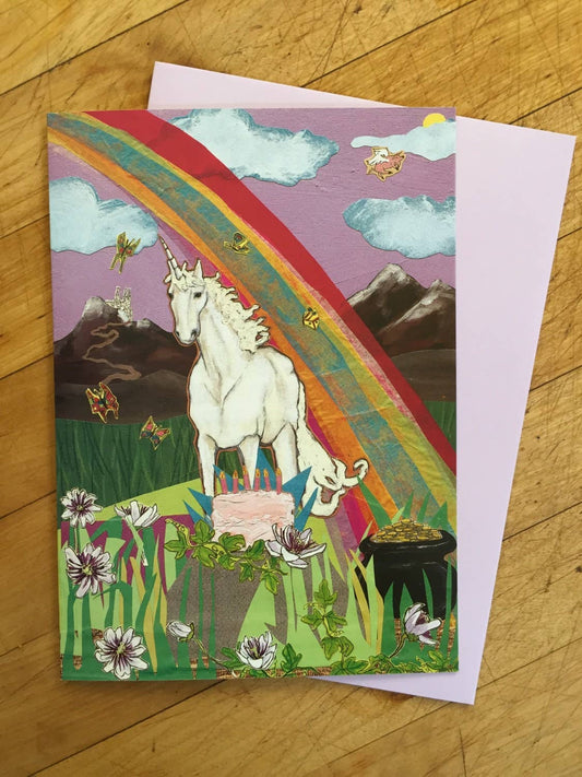 Unicorn Birthday Card - Moon Room Shop and Wellness