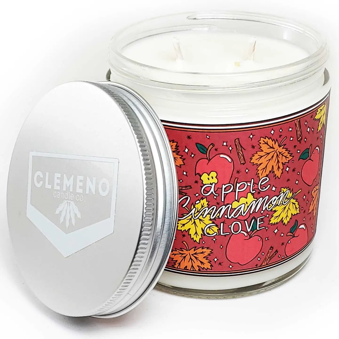 Apple Cinnamon Clove Soy Candle 8oz. - Moon Room Shop and Wellness