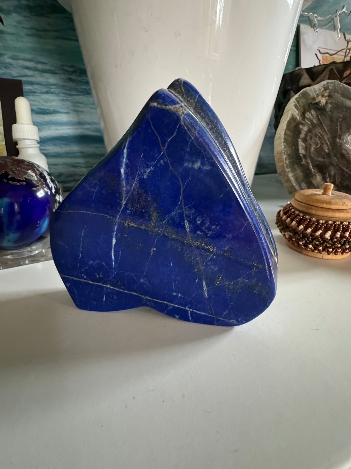 Lapis Lazuli Freeform Afghanistan 1.1 lb - Moon Room Shop and Wellness