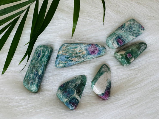 Ruby Fuchsite Tumbled - Moon Room Shop and Wellness