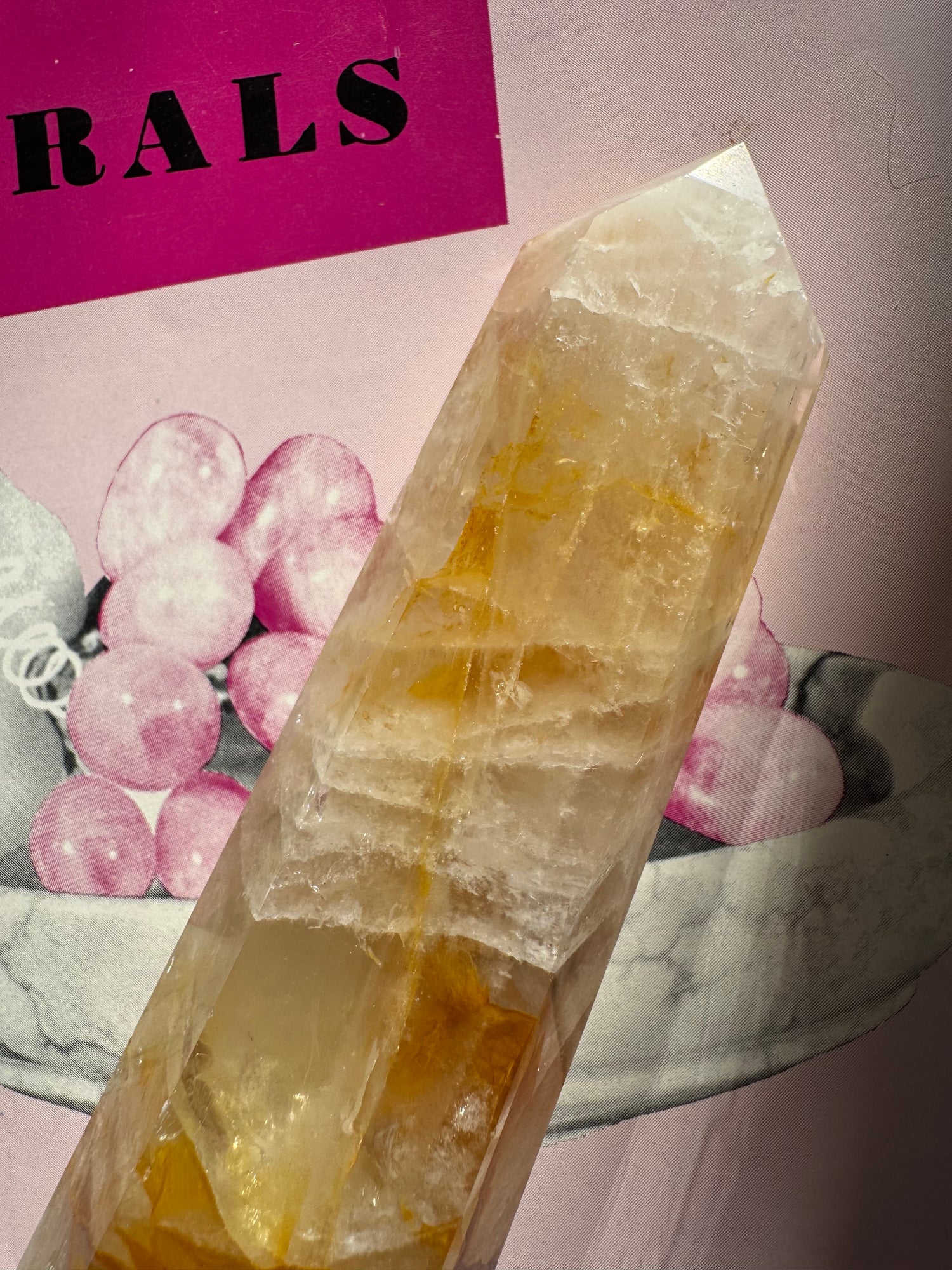 Golden Healer Quartz Tower 232 g Brazil - Divine Beauty - Moon Room Shop and Wellness