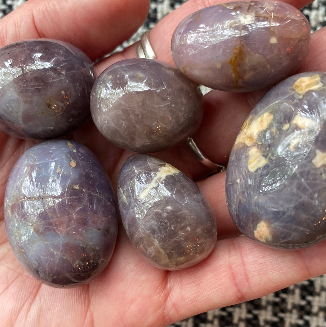 Purple Rose Quartz Tumbled - Moon Room Shop and Wellness