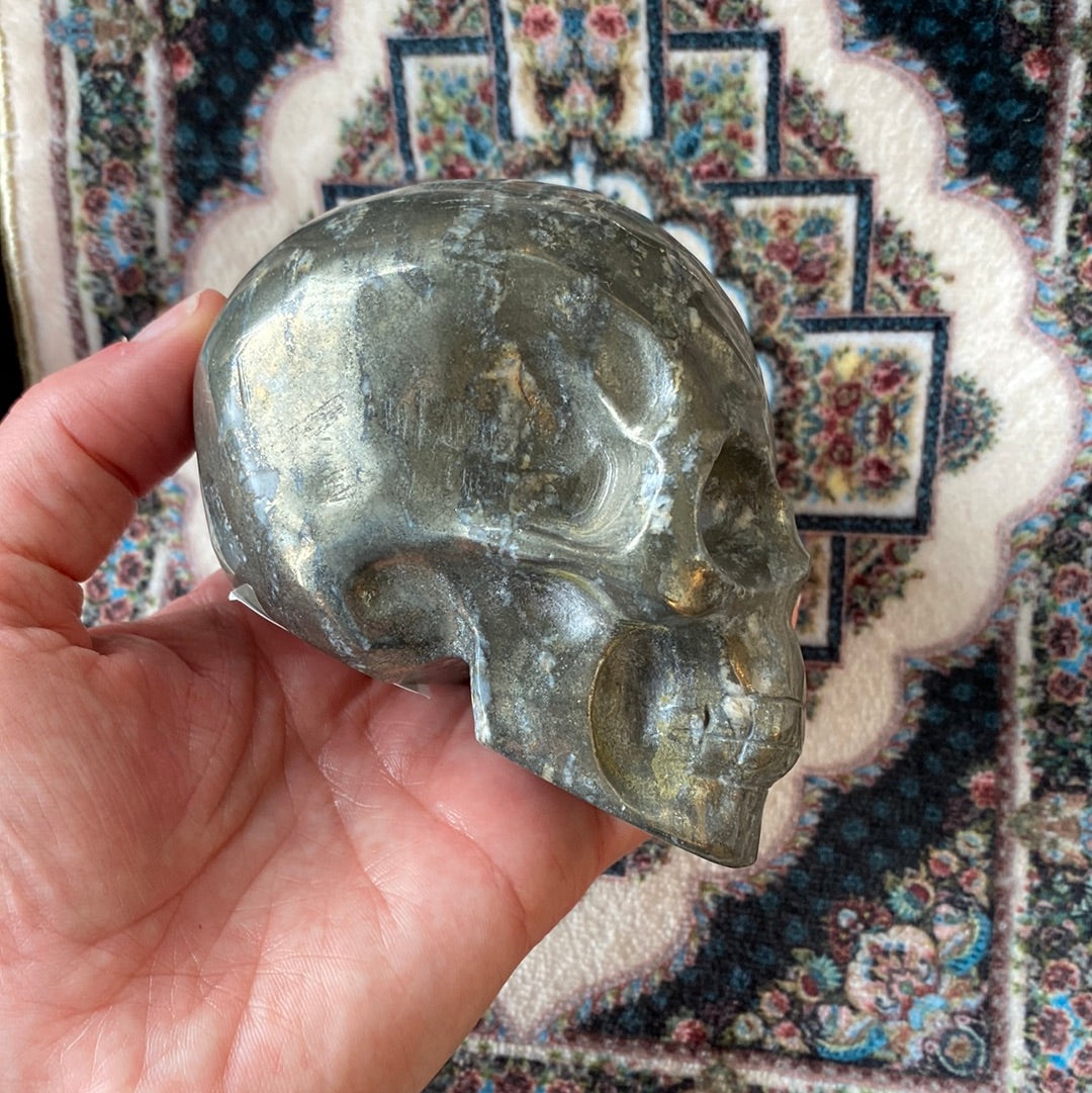 Pyrite Skull- Peru - Moon Room Shop and Wellness