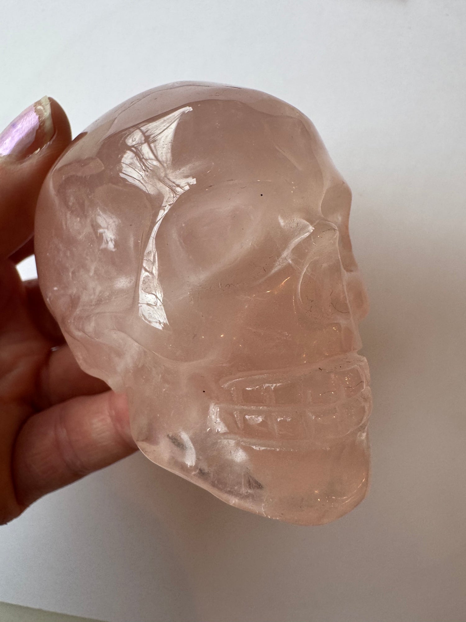 Rose Quartz Skull - Moon Room Shop and Wellness