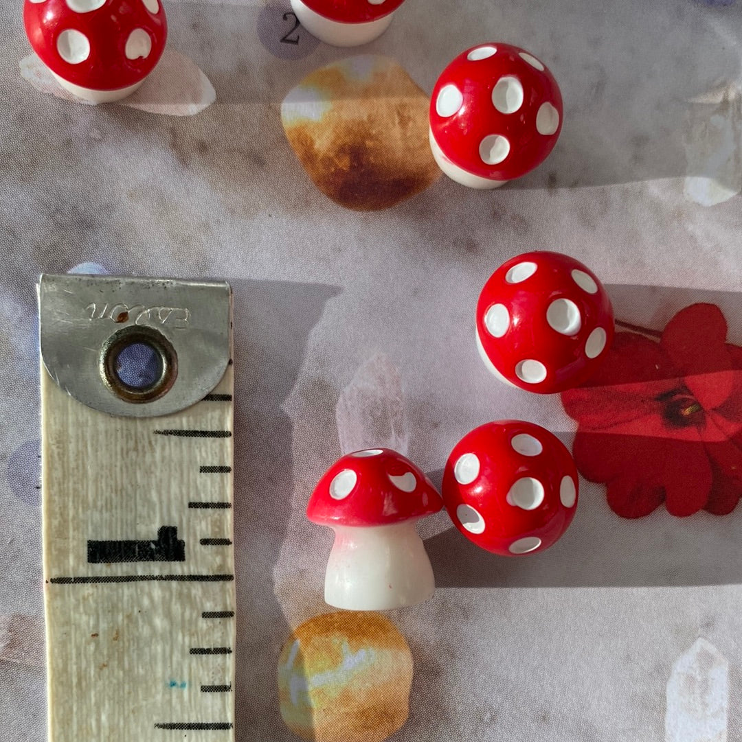 Mini Mushroom Charm - Moon Room Shop and Wellness