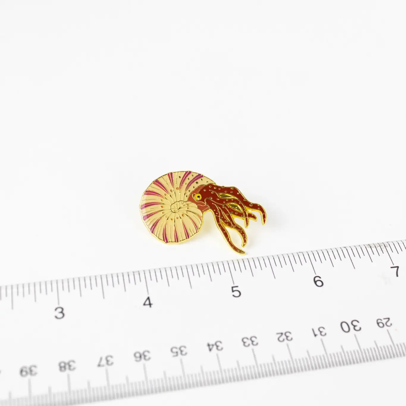 Ammonite Enamel Pin - Moon Room Shop and Wellness