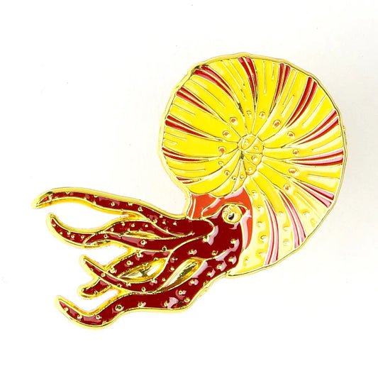 Ammonite Enamel Pin