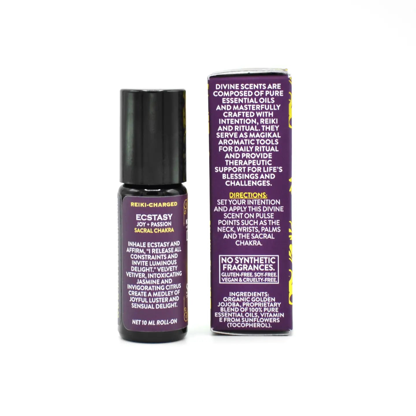 Divine Scents - Ecstasy Roll On Perfume - Moon Room Shop and Wellness