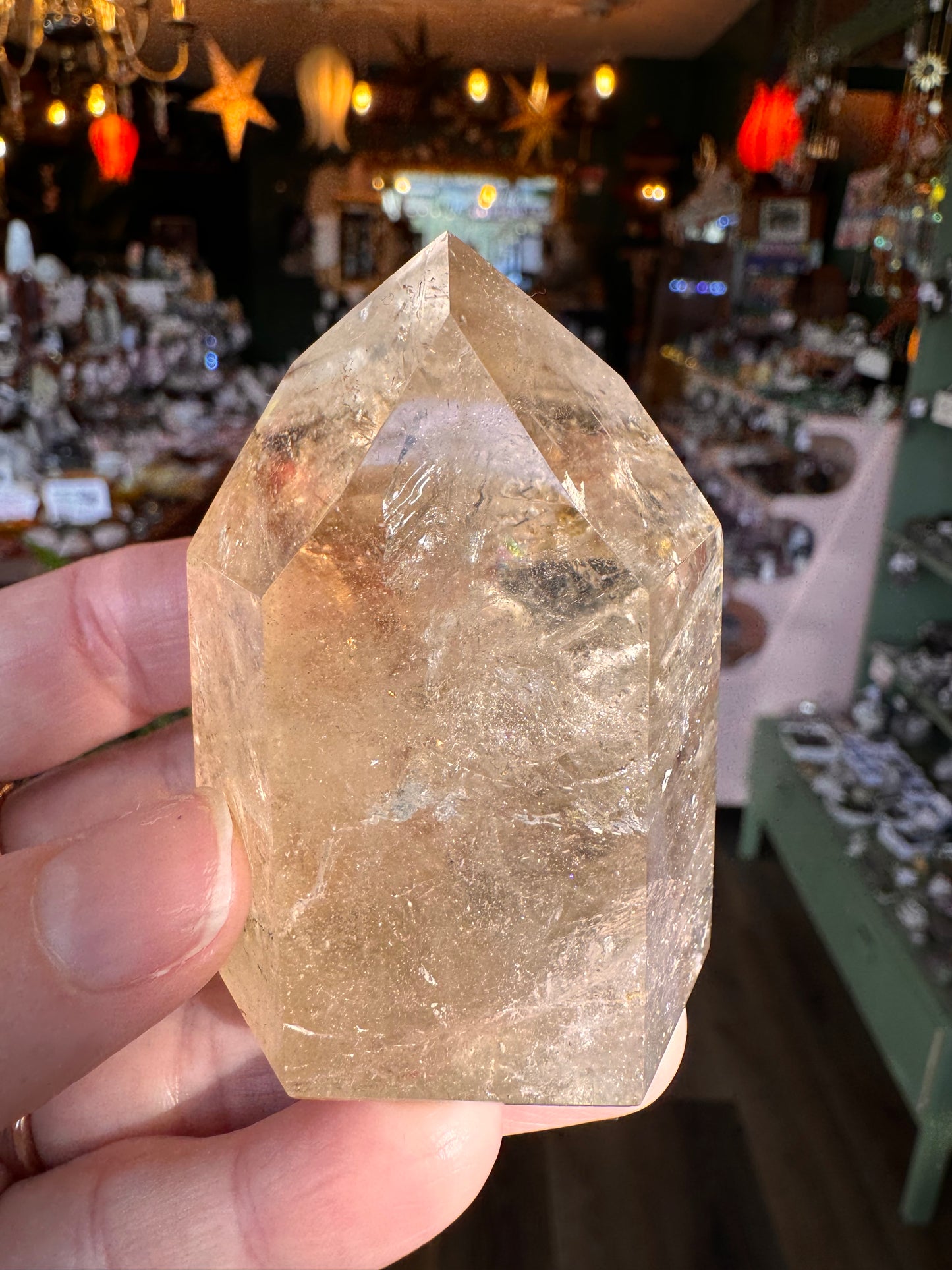 Natural Citrine Tower 147 g Aracuai, Minas Gerais, Brazil - Moon Room Shop and Wellness
