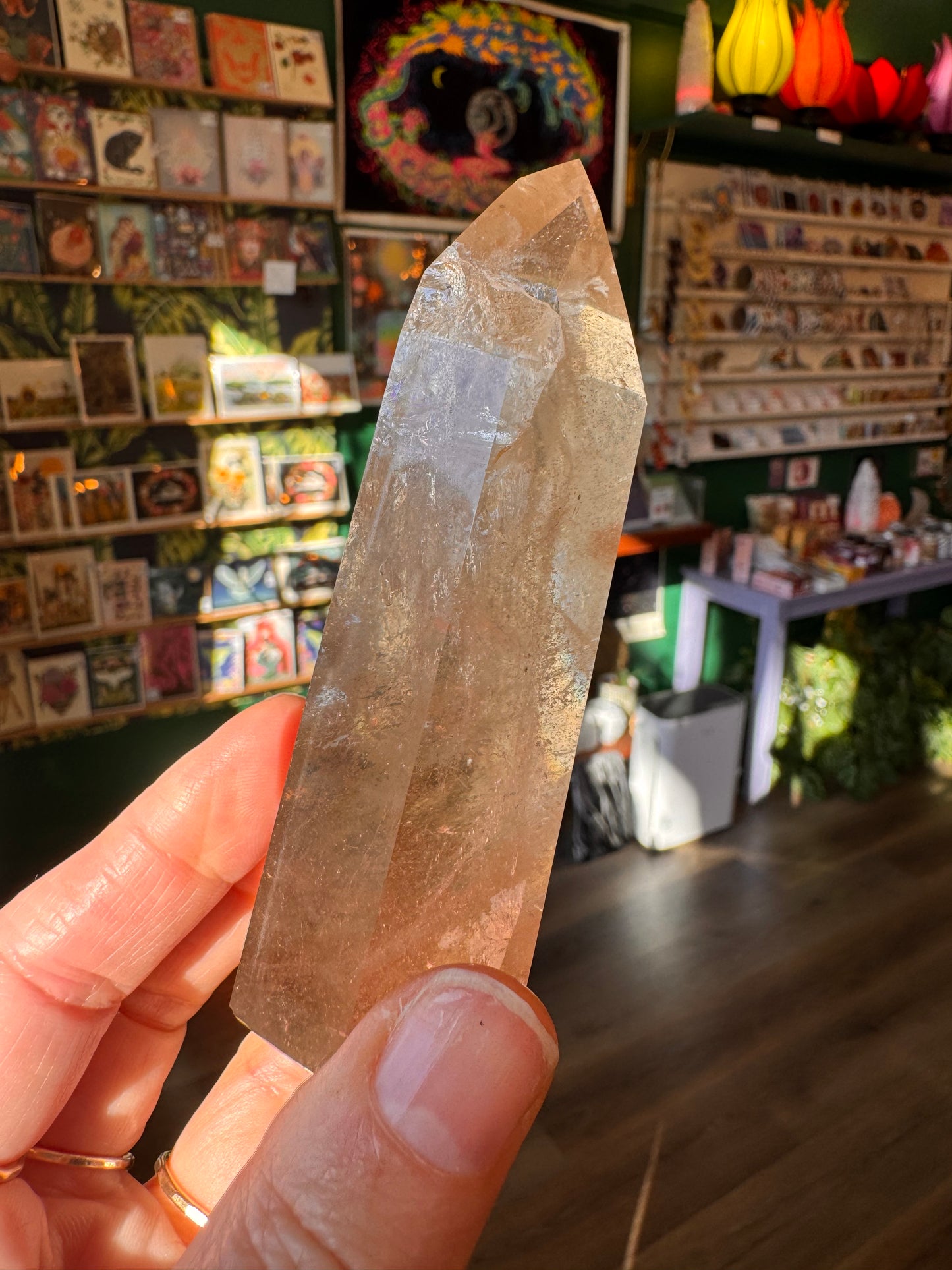 Natural Citrine Tower 183 g Aracuai, Minas Gerais, Brazil - Moon Room Shop and Wellness