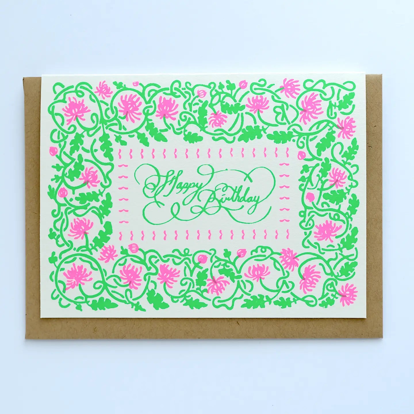 Happy Birthday Chrysanthemums Card - Moon Room Shop and Wellness