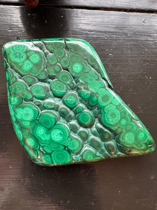 Malachite Freeform Congo 1.10 lb Polished Beauty! - Moon Room Shop and Wellness