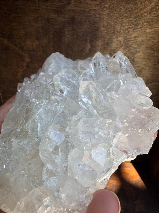 Clear Quartz Sparkly Brazilian Cluster 1.50 lb - Moon Room Shop and Wellness