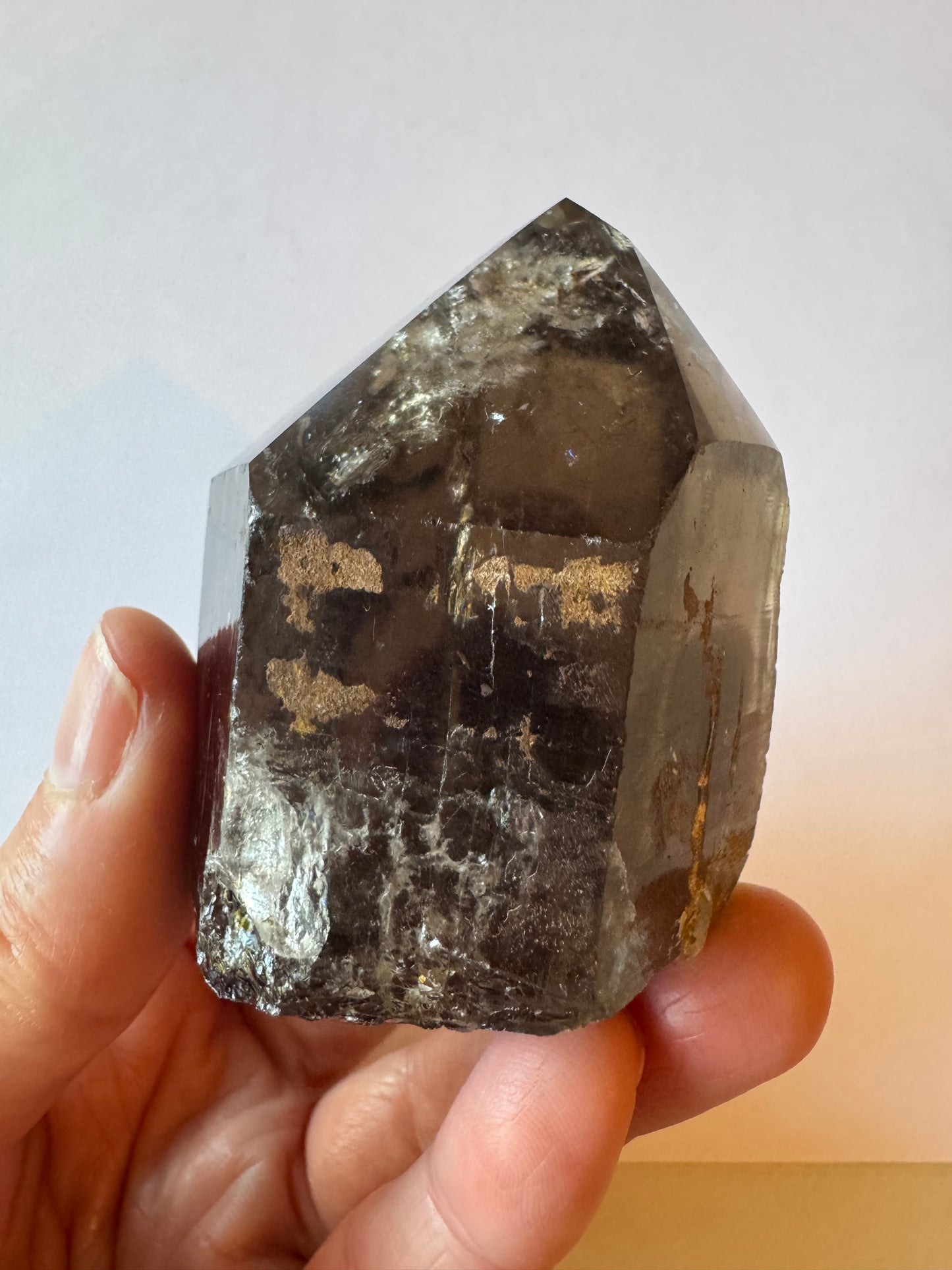 Smoky Quartz Rutilated Healing Point 174 g - Moon Room Shop and Wellness