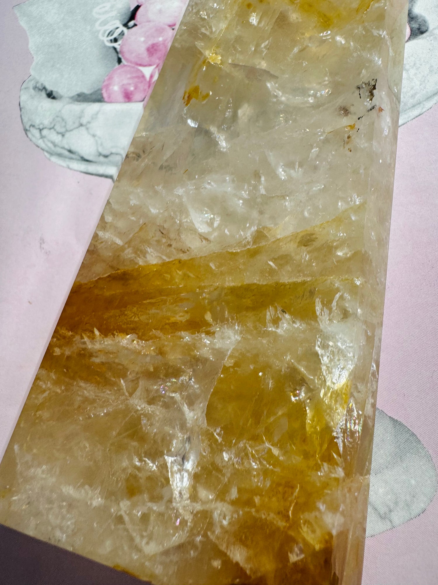 Golden Healer Quartz Tower 444 g Brazil - Divine Beauty - Moon Room Shop and Wellness