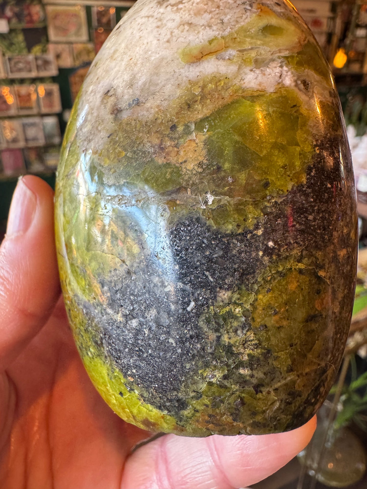 Green Opal Freeform 1.17 lb - Moon Room Shop and Wellness