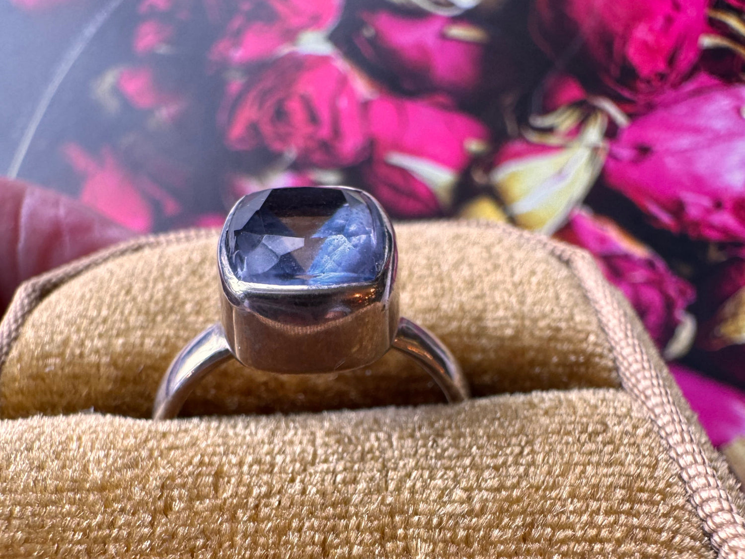 Purple Fluorite Sterling Silver Ring Size 7 - Moon Room Shop and Wellness