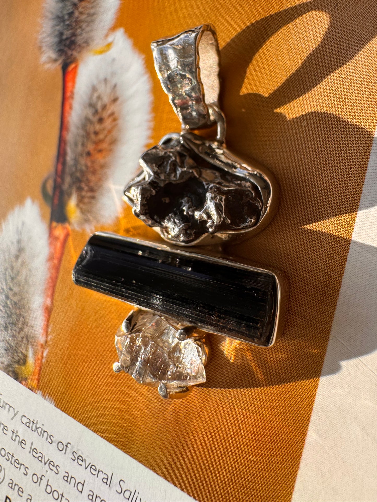 High Vibes Terrestrial Unisex Sterling Silver Pendant - Moon Room Shop and Wellness