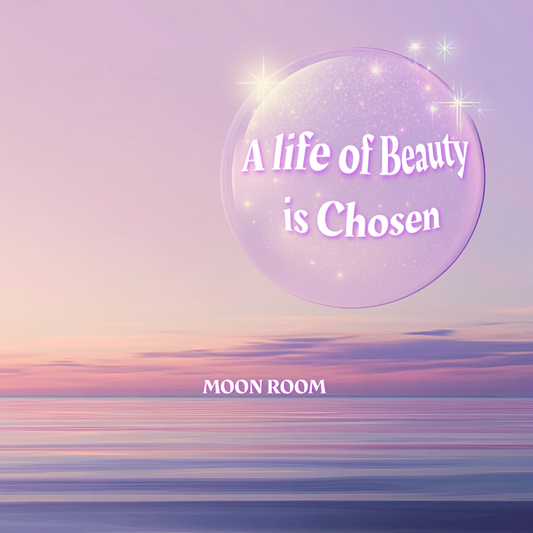 A Life of Beauty is Chosen- Consciousness Card 2x2 inch - Moon Room Shop and Wellness