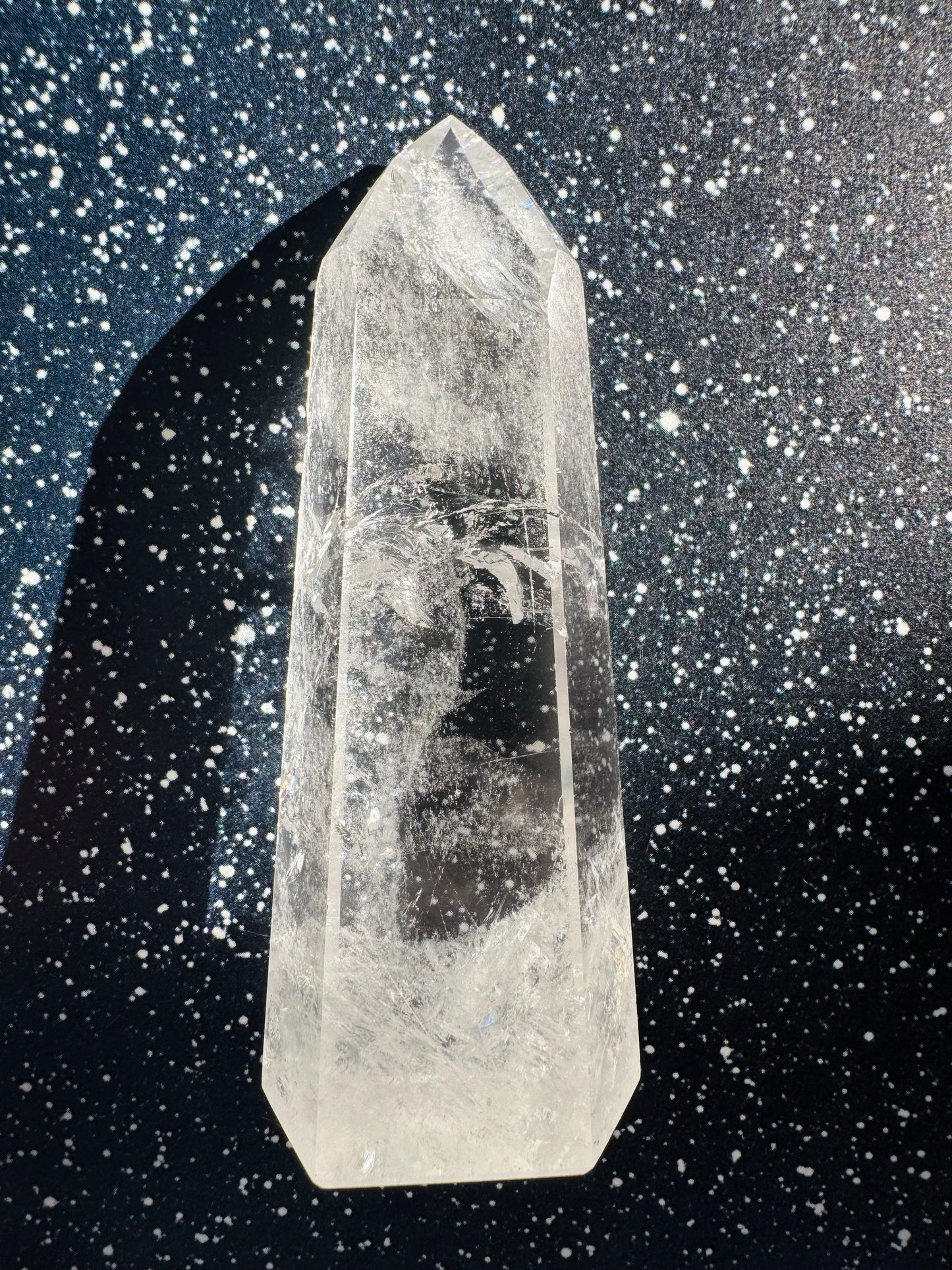 Clear Quartz Tower 222 g Brazil Beauty - Moon Room Shop and Wellness