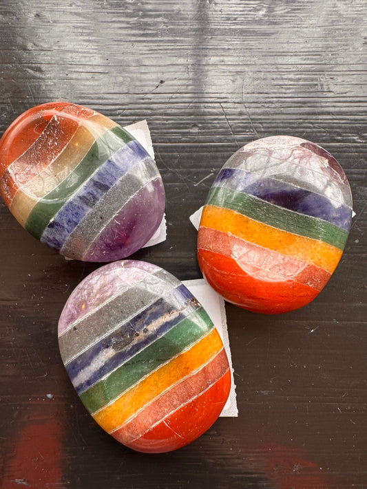 Seven Chakra Worry/Serenity Stone - Moon Room Shop and Wellness