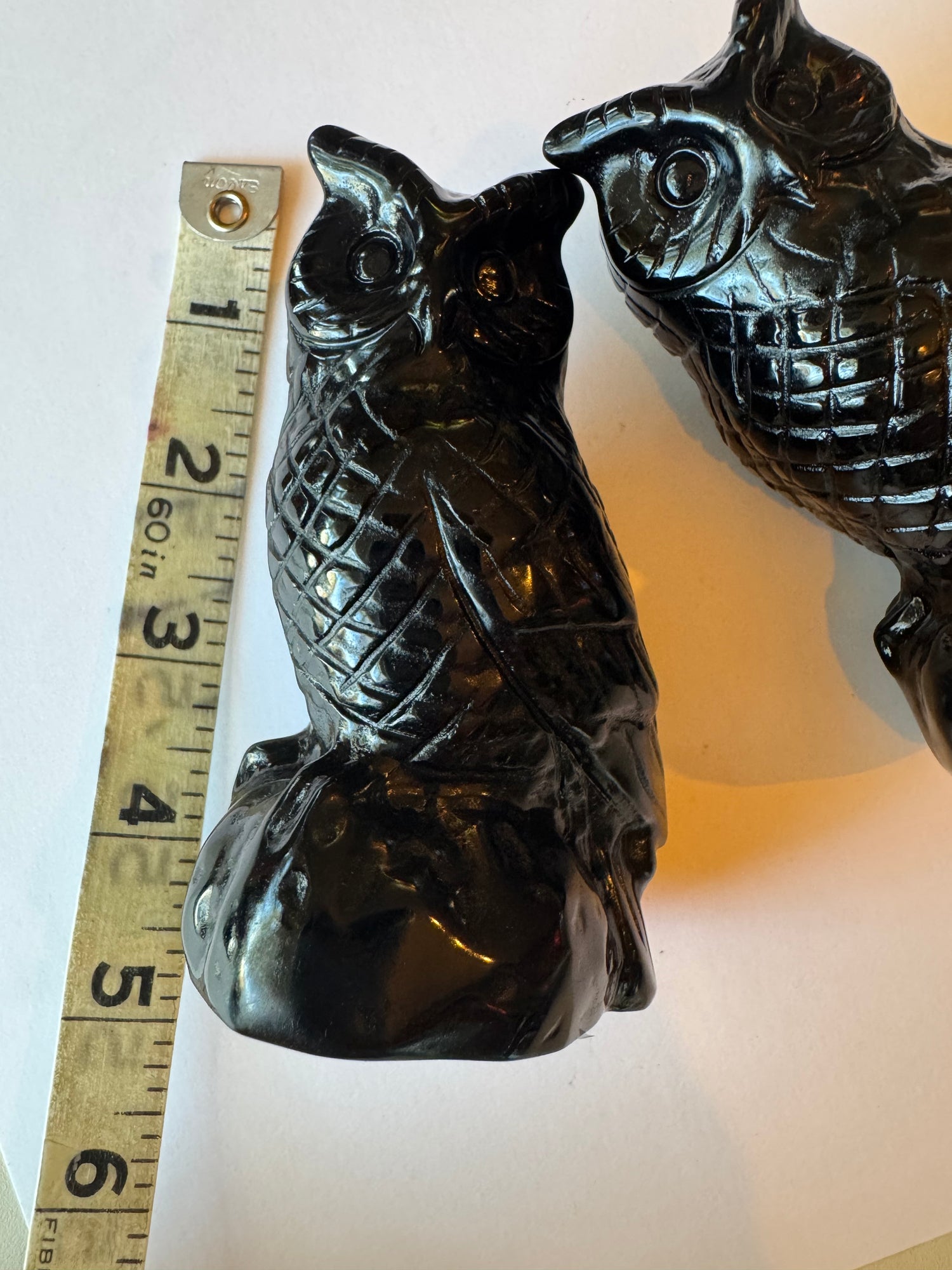 Black Obsidian Owl 4-5” - Moon Room Shop and Wellness