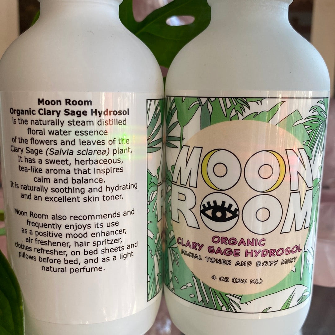 Moon Room Organic Clary Sage Hydrosol - Moon Room Shop and Wellness