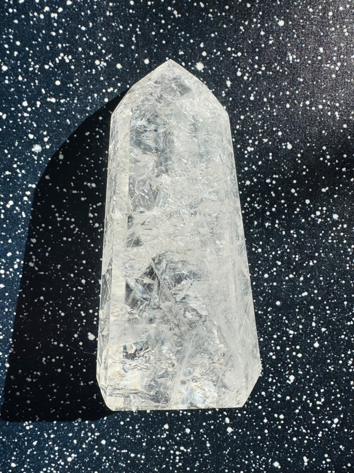 Clear Quartz Tower 240 g Brazil Beauty - Moon Room Shop and Wellness