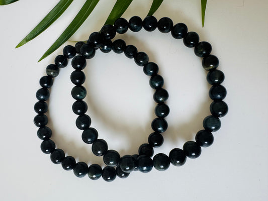 Blue Tiger's Eye Stretch Bracelet 6mm - Moon Room Shop and Wellness