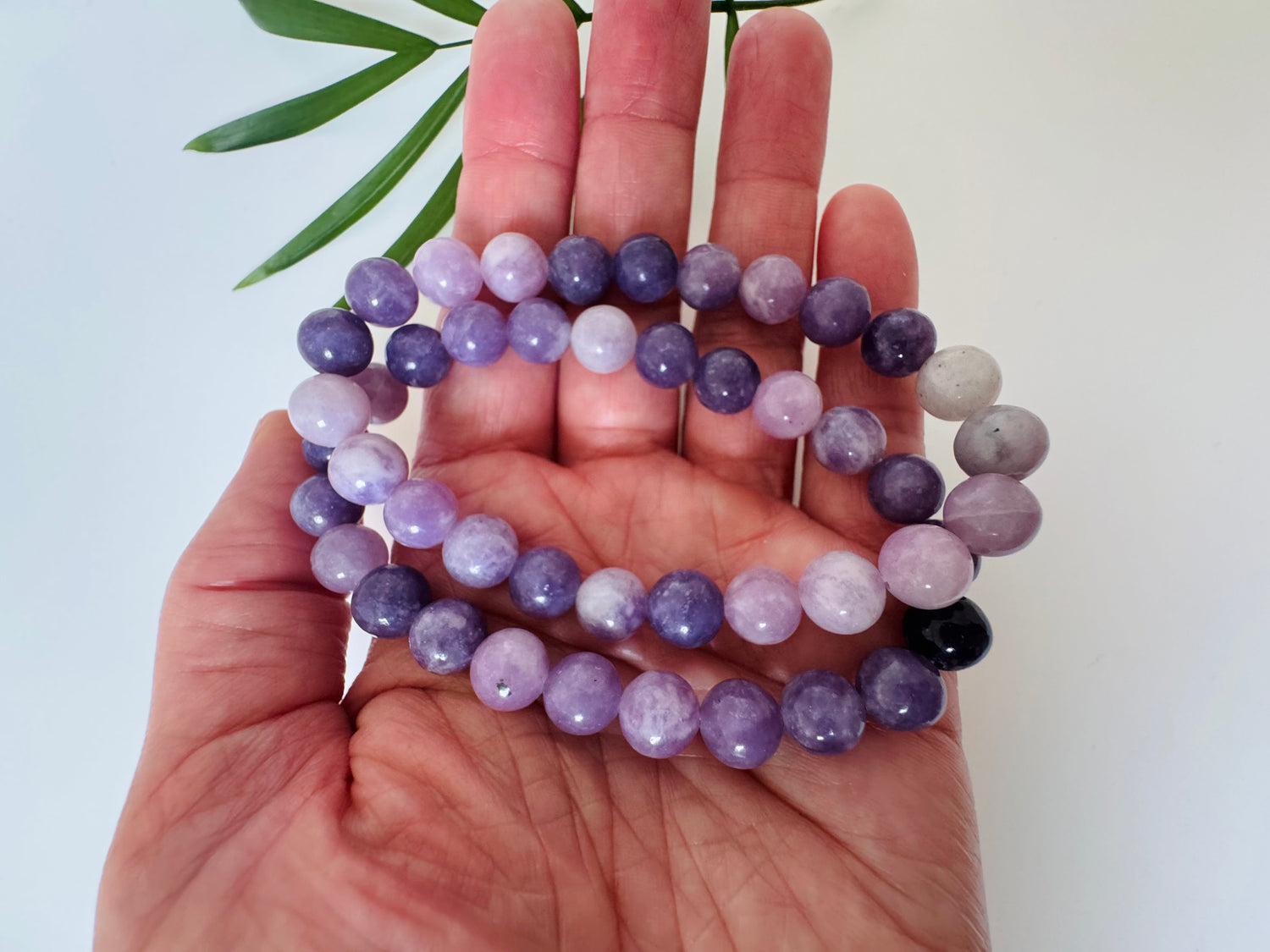Lepidolite 8mm Stretch Bracelet - Moon Room Shop and Wellness