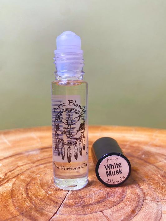 White Musk Roll-On Perfume Oil by Auric Blends - Moon Room Shop and Wellness
